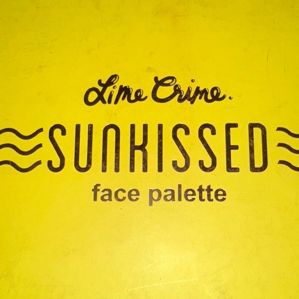 Lime Crime Sunkissed Palette in Vibrant Yellow